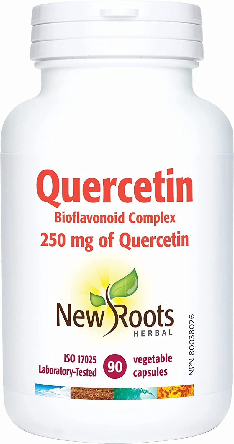 New Roots Herbal - Quercetin Bioflavonoid Complex (250mg of Quercetin) - 90 Veg Caps Supports Immune