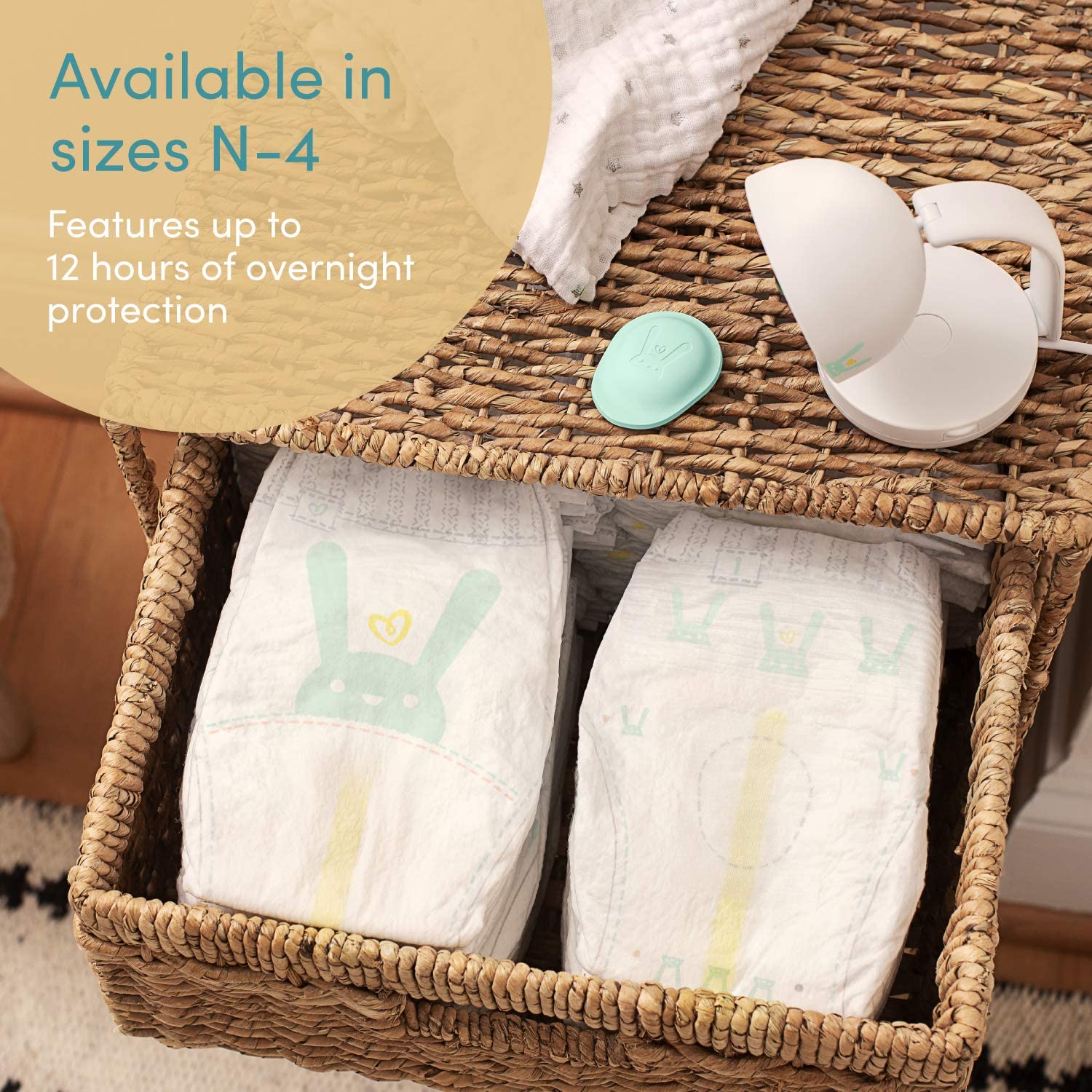 Lumi by Pampers, Size 2 Diapers, Enormous - Compatible with Lumi Sleep System (Sold Separately), 148
