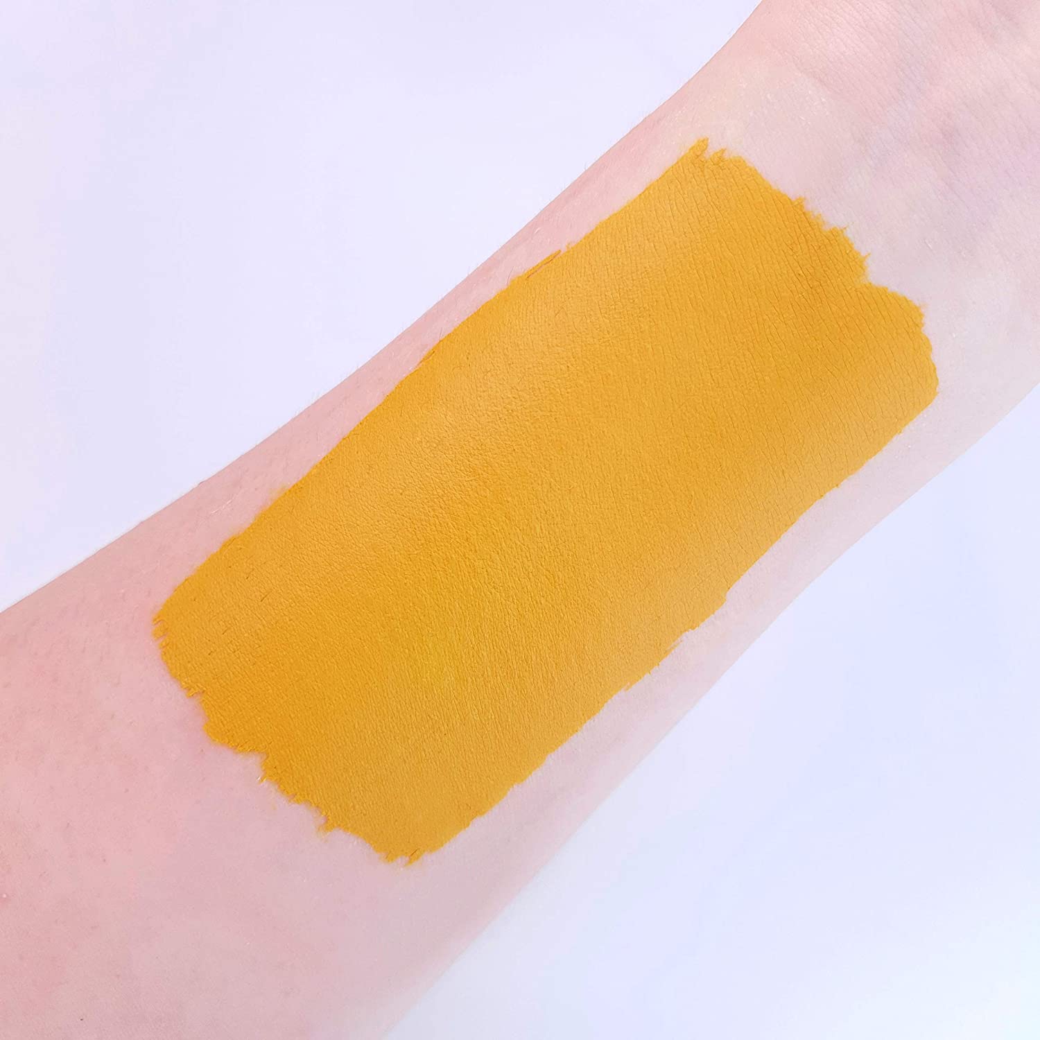 Moon Creations Pro Face & Body Paint Cake Pots Mustard - Professional Water Based Face Paint Makeup