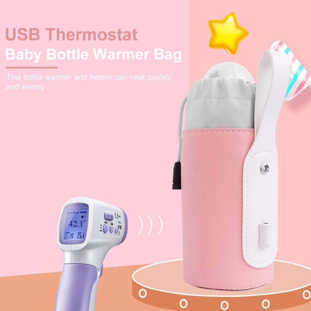 Travel Car Bottle Warmer for Baby Milk, Travel Portable Baby Bottle Warmer Heater Heating Warming Ba
