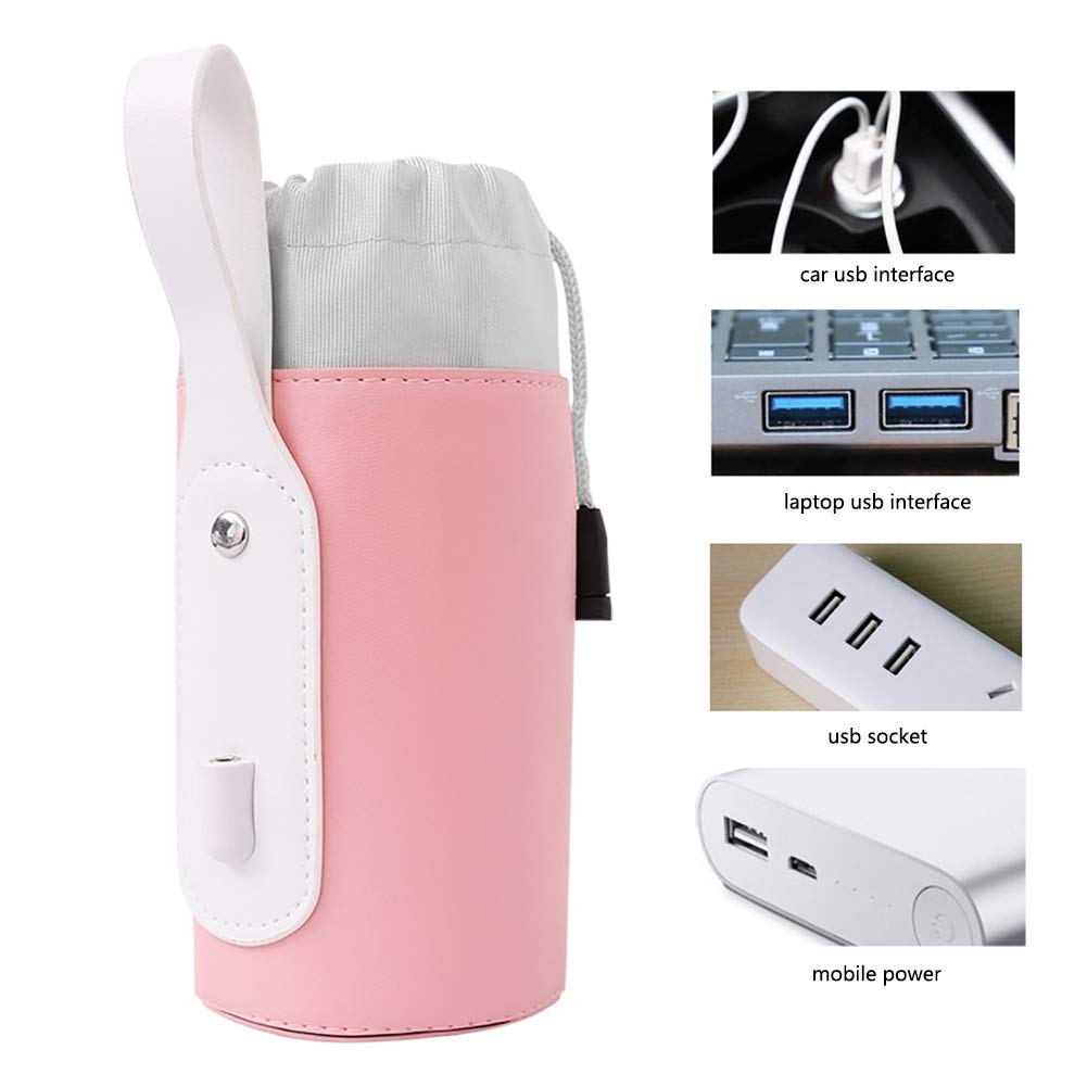 Travel Car Bottle Warmer for Baby Milk, Travel Portable Baby Bottle Warmer Heater Heating Warming Ba