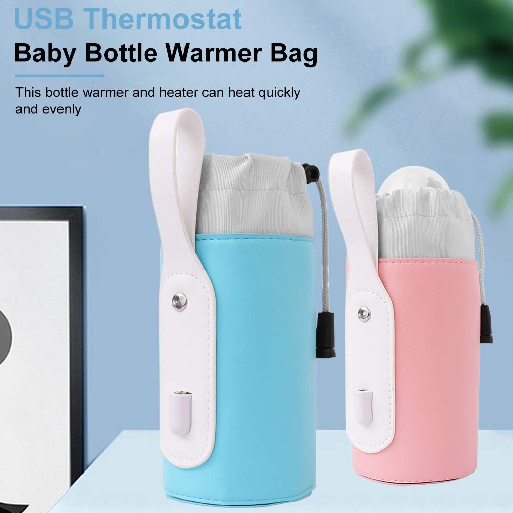 Travel Car Bottle Warmer for Baby Milk, Travel Portable Baby Bottle Warmer Heater Heating Warming Ba