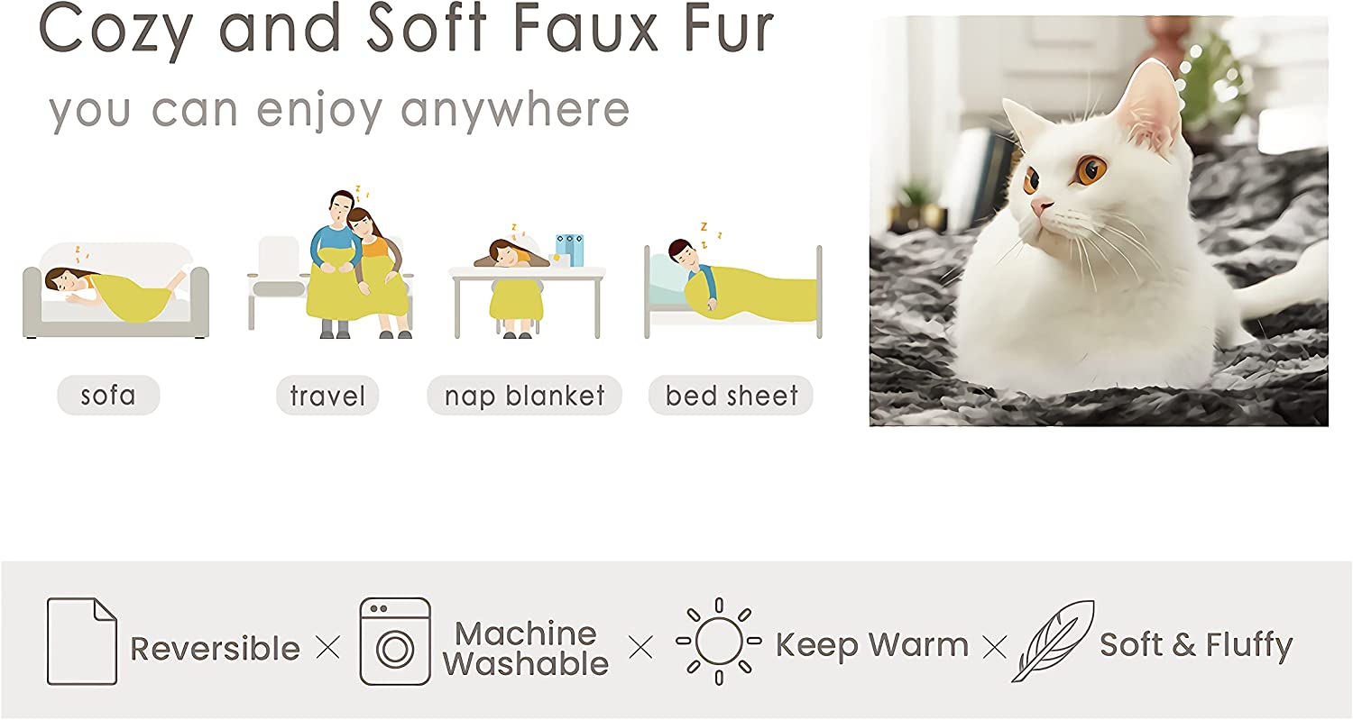 Flannel Fleece Super Soft Cozy Blanket Be Happy All Seasons Lightweight Microfiber Throw for Living 