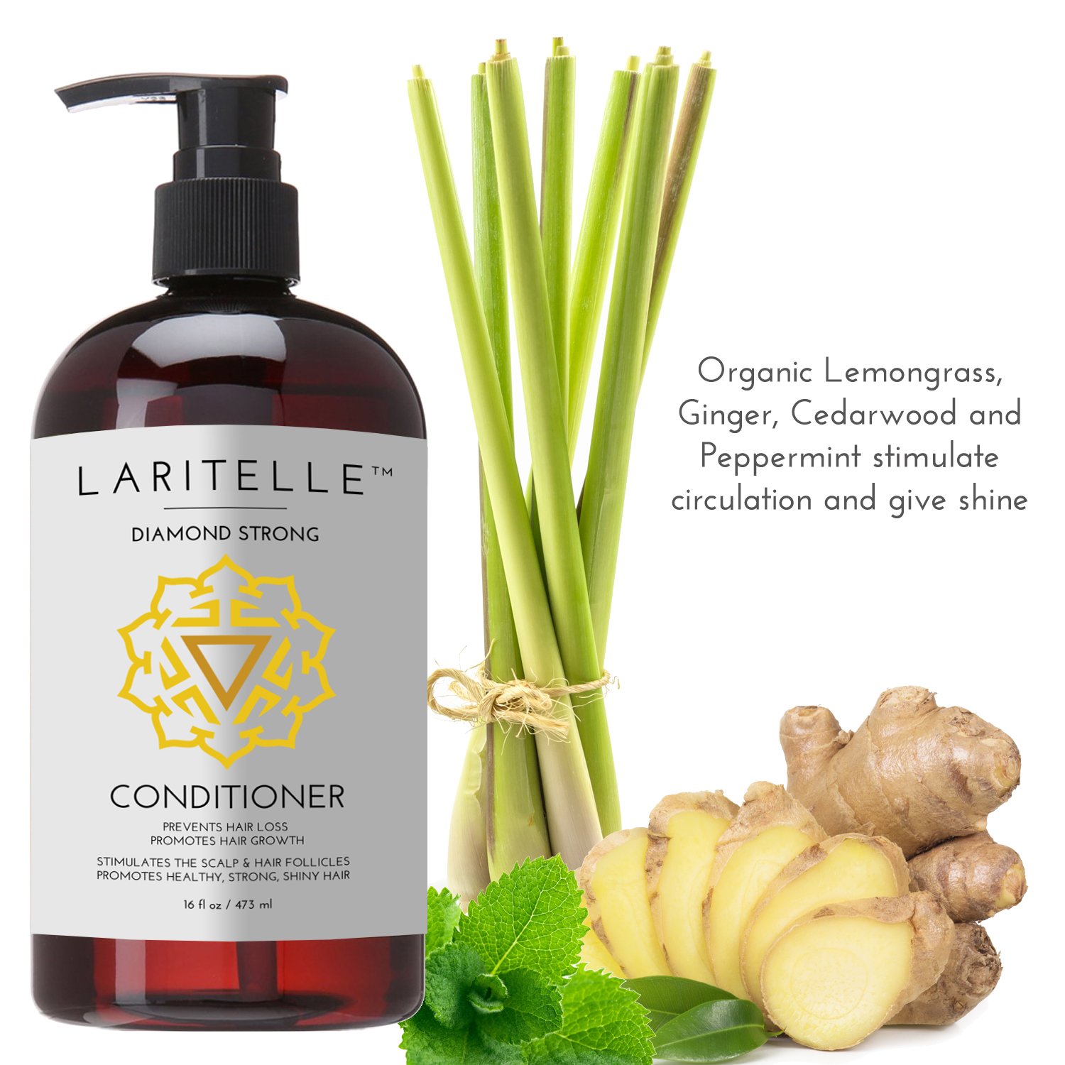 Laritelle Organic Hair Loss Treatment for Men and Women | Fortifying, Strengthening and Follicle Rej