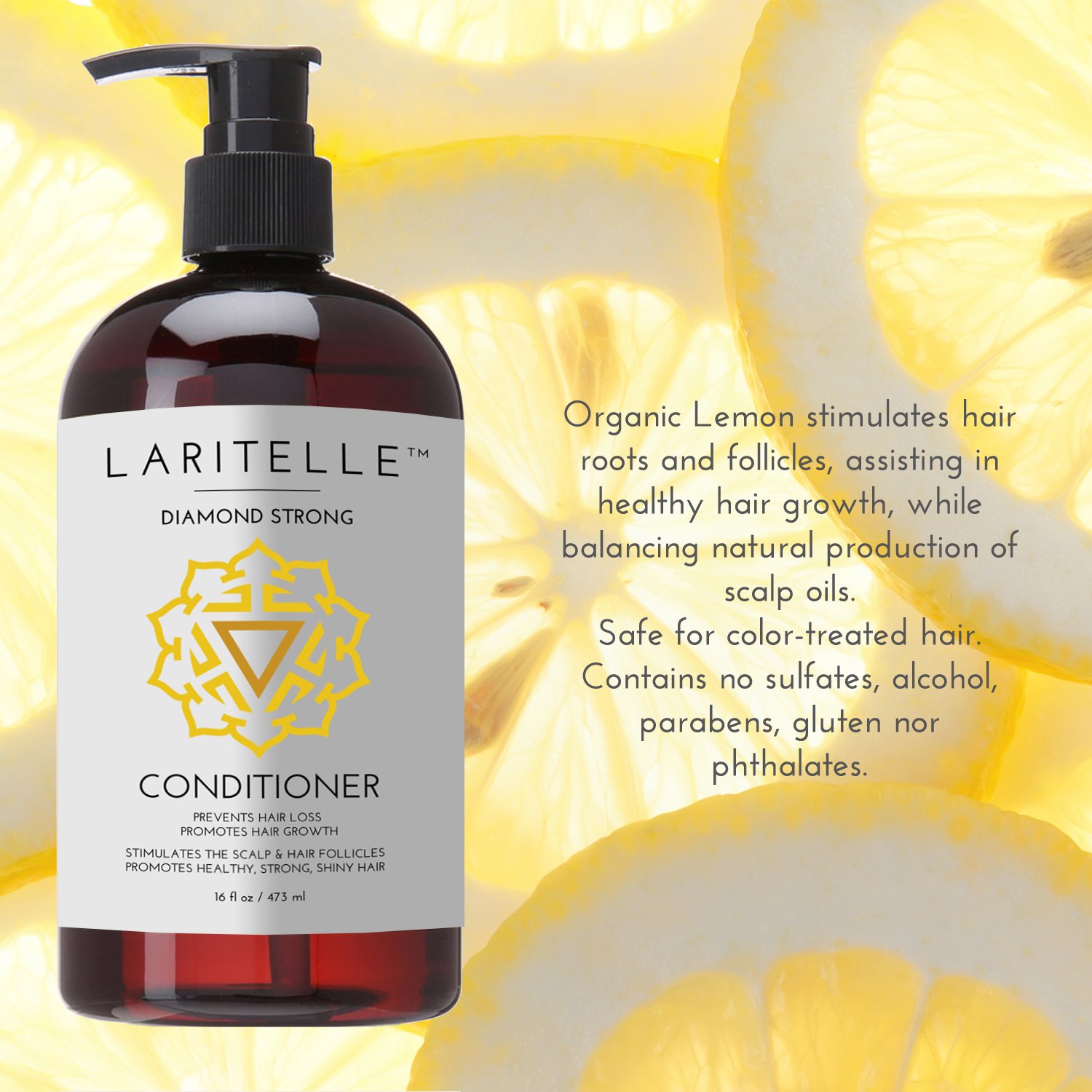 Laritelle Organic Hair Loss Treatment for Men and Women | Fortifying, Strengthening and Follicle Rej