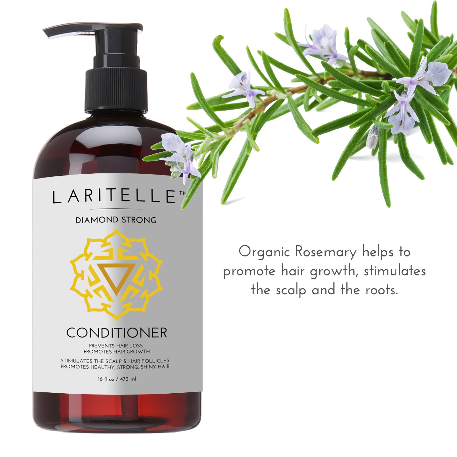Laritelle Organic Hair Loss Treatment for Men and Women | Fortifying, Strengthening and Follicle Rej