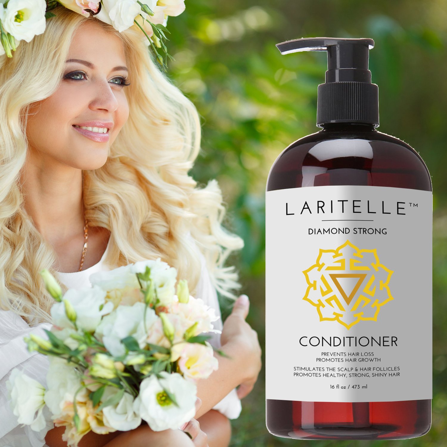 Laritelle Organic Hair Loss Treatment for Men and Women | Fortifying, Strengthening and Follicle Rej