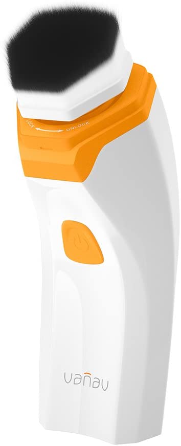 VANAV Cover & Clean Fit Electric Cosmetic Brush - 3D Sonic Electric Make Up Brush