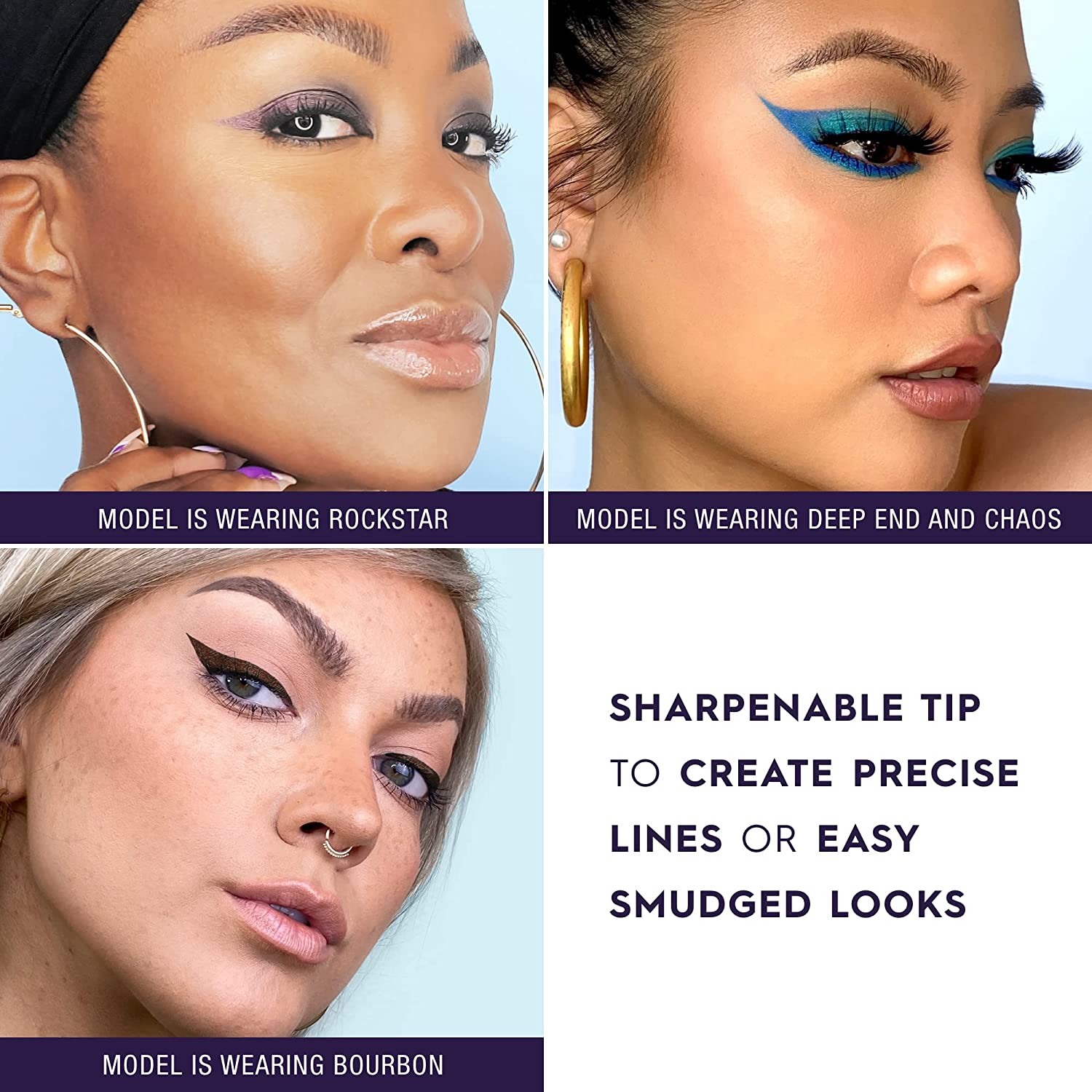 Urban Decay 24/7 Glide-On Waterproof Eyeliner Pencil - Long-Lasting - Chaos, Vibrant Cobalt Blue wit