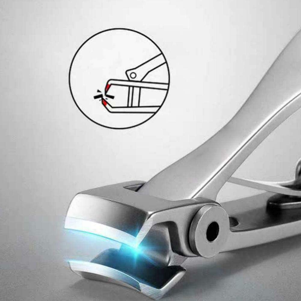 Thick Nails Smart Anti-splash Nail Clippers Stainless Steel Big Mouth Nail Thick Toe Nail Scissors (