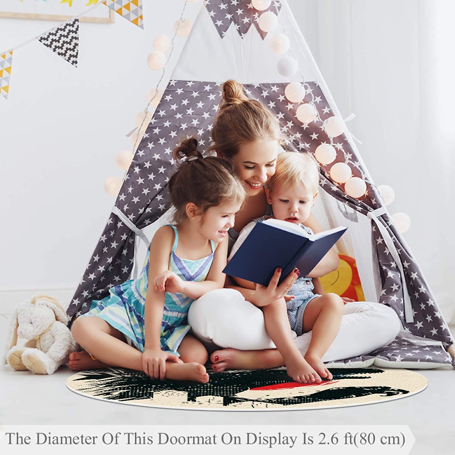 Kitchen Rugs and Mats Black Dragon Cushioned Chef Soft Non-Slip Rubber Back Floor Mats Washable Door