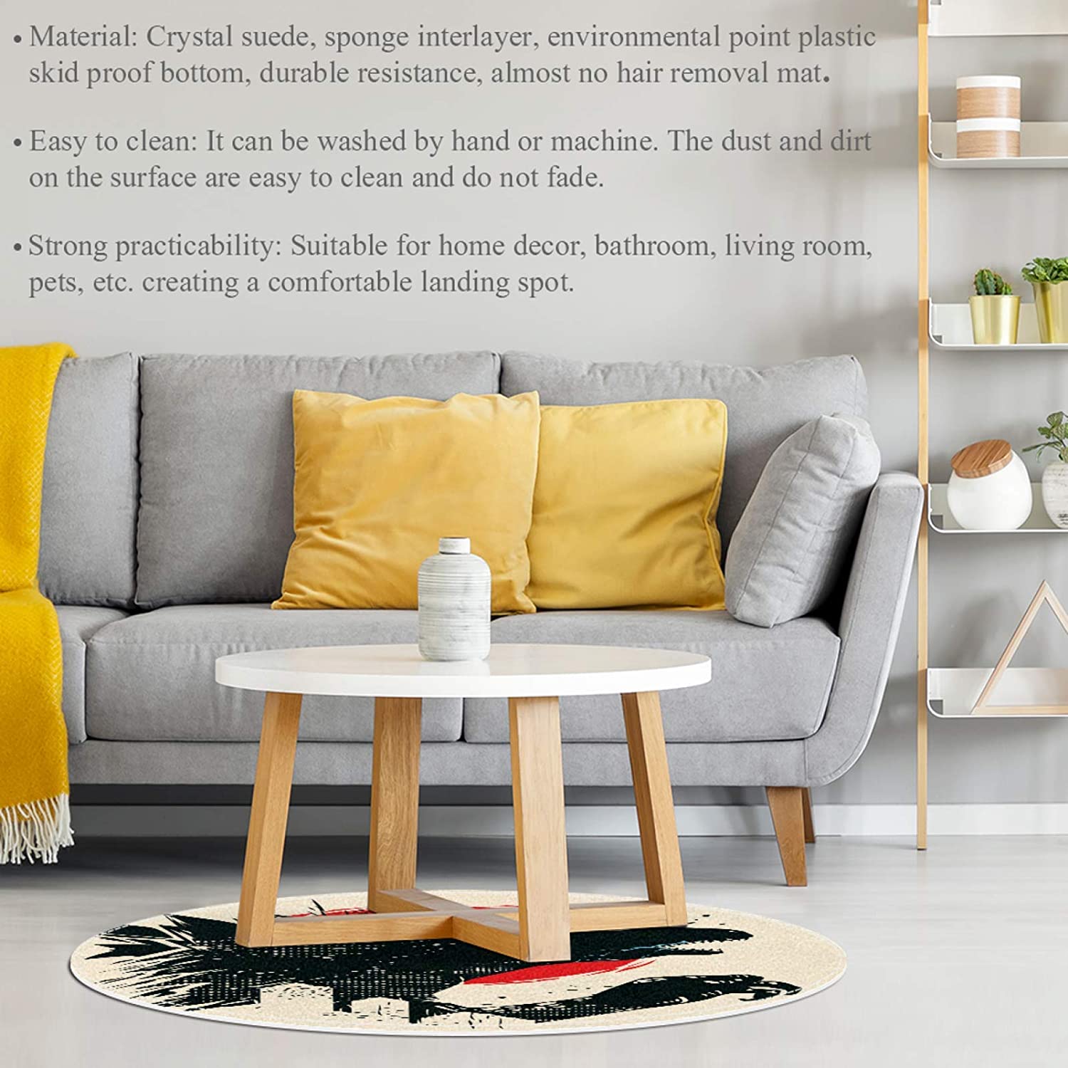 Kitchen Rugs and Mats Black Dragon Cushioned Chef Soft Non-Slip Rubber Back Floor Mats Washable Door