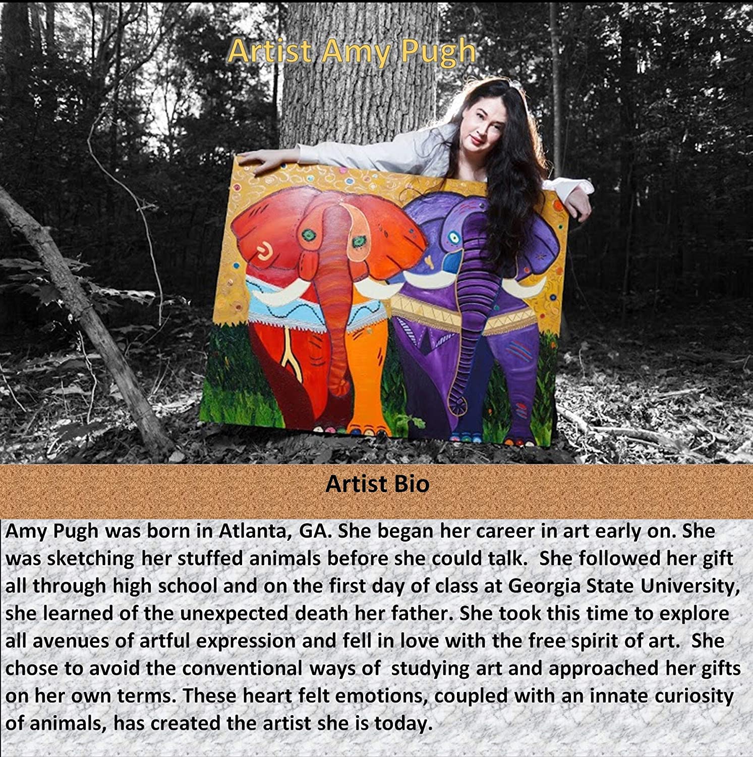 Kangaroo Cosmetic, Zipper Pouch - Support Wildlife Conservation, Read How - From My Original Paintin