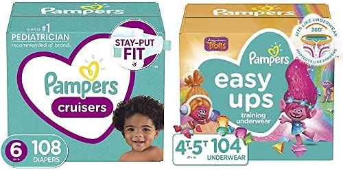 Pampers Potty Training Transition Kit, 104 Count