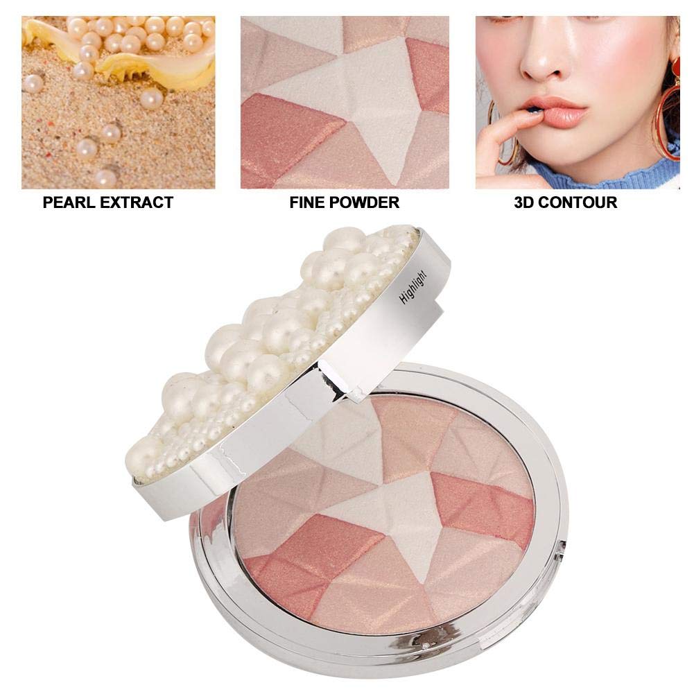 Makeup Palettes, Highlighting Powder, Shiny Face Highlight Blush Powder Palettes(mk051-01)