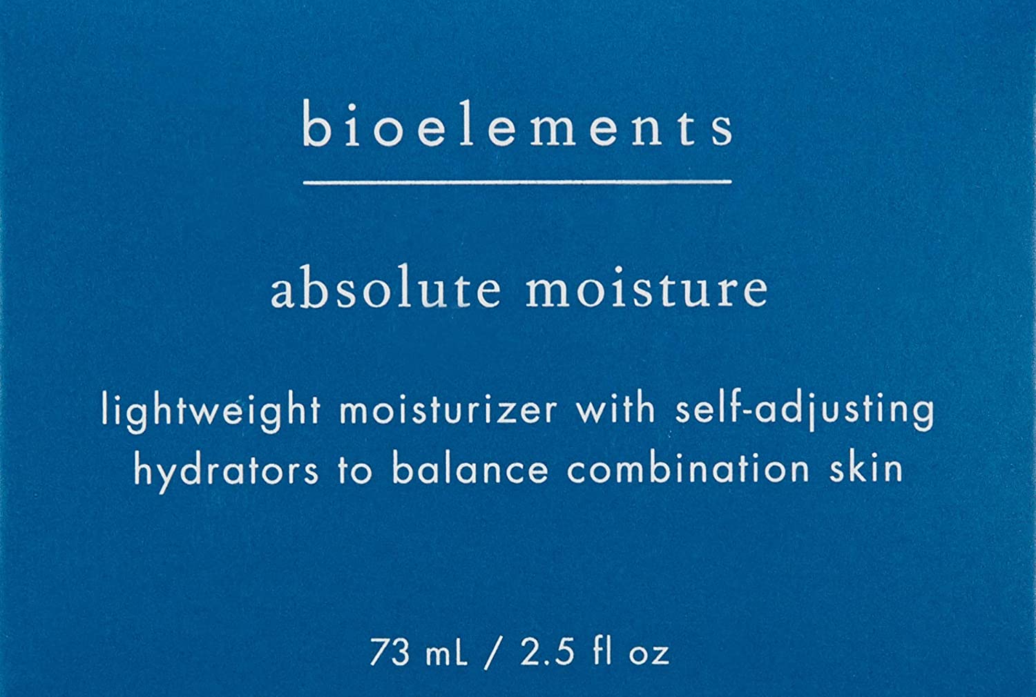 Bioelements Absolute Moisture, 2.5 oz(Packaging May Vary)