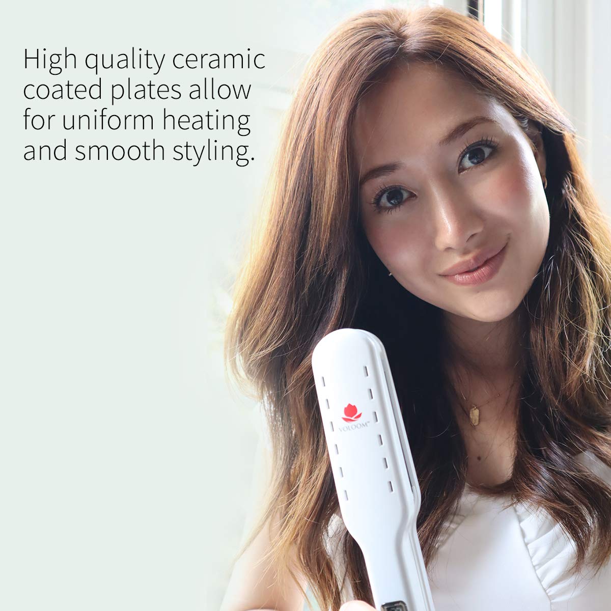 Voloom Classic 1-1/2 Inch Professional Volumizing Hair Iron | Increase Hair Volume, Ceramic Hair Vol