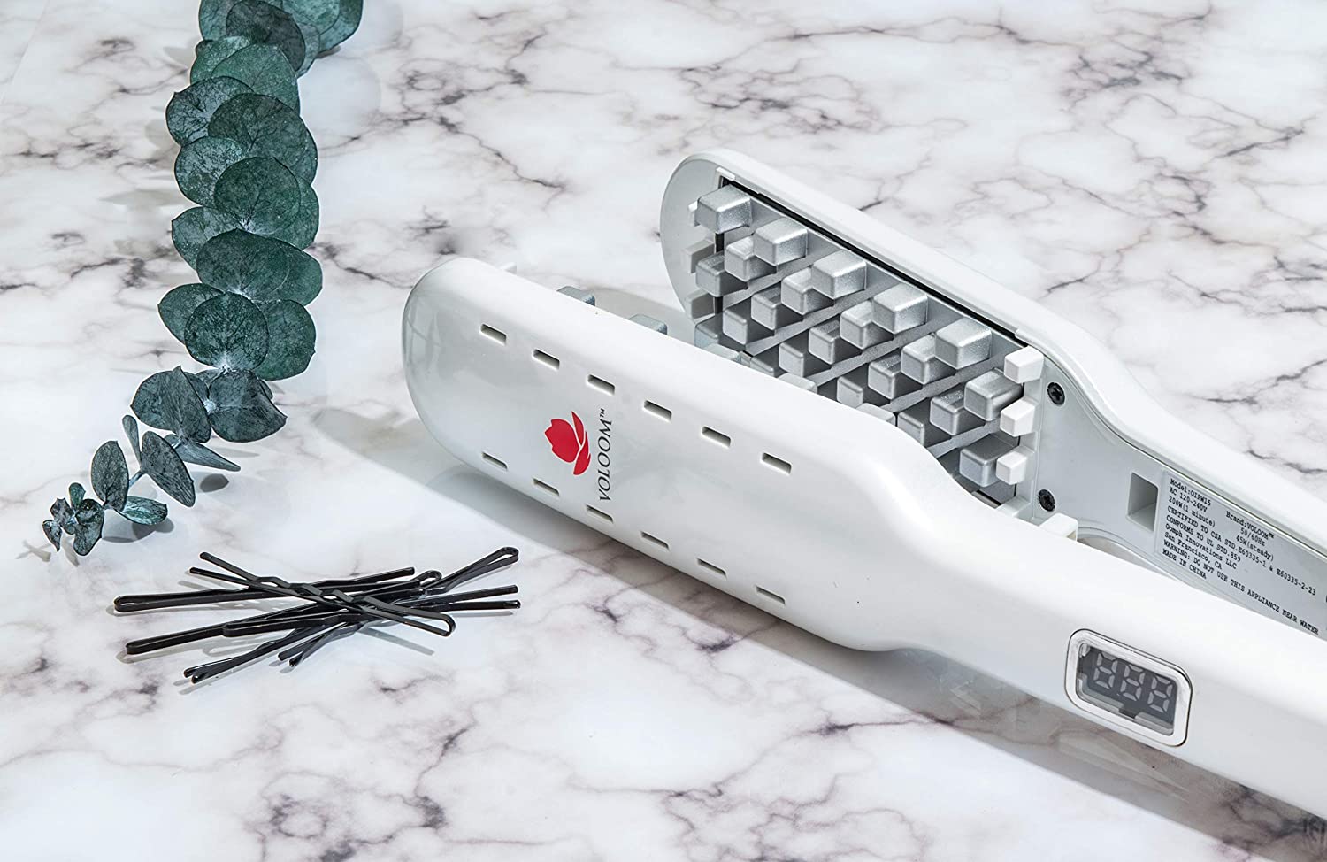 Voloom Classic 1-1/2 Inch Professional Volumizing Hair Iron | Increase Hair Volume, Ceramic Hair Vol