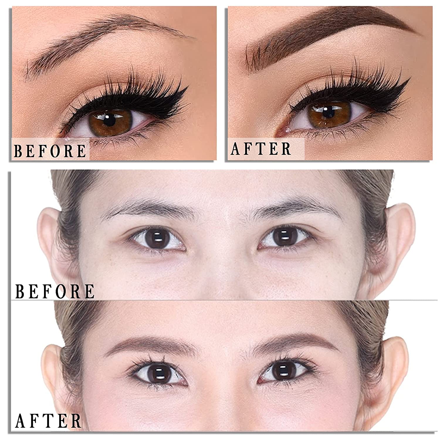 2PCS Dark Brown Eyebrow Pencil,Microblading Eyebrow Pen,Eyebrow Tattoo Pen,Brow Pencil,Waterproof Lo