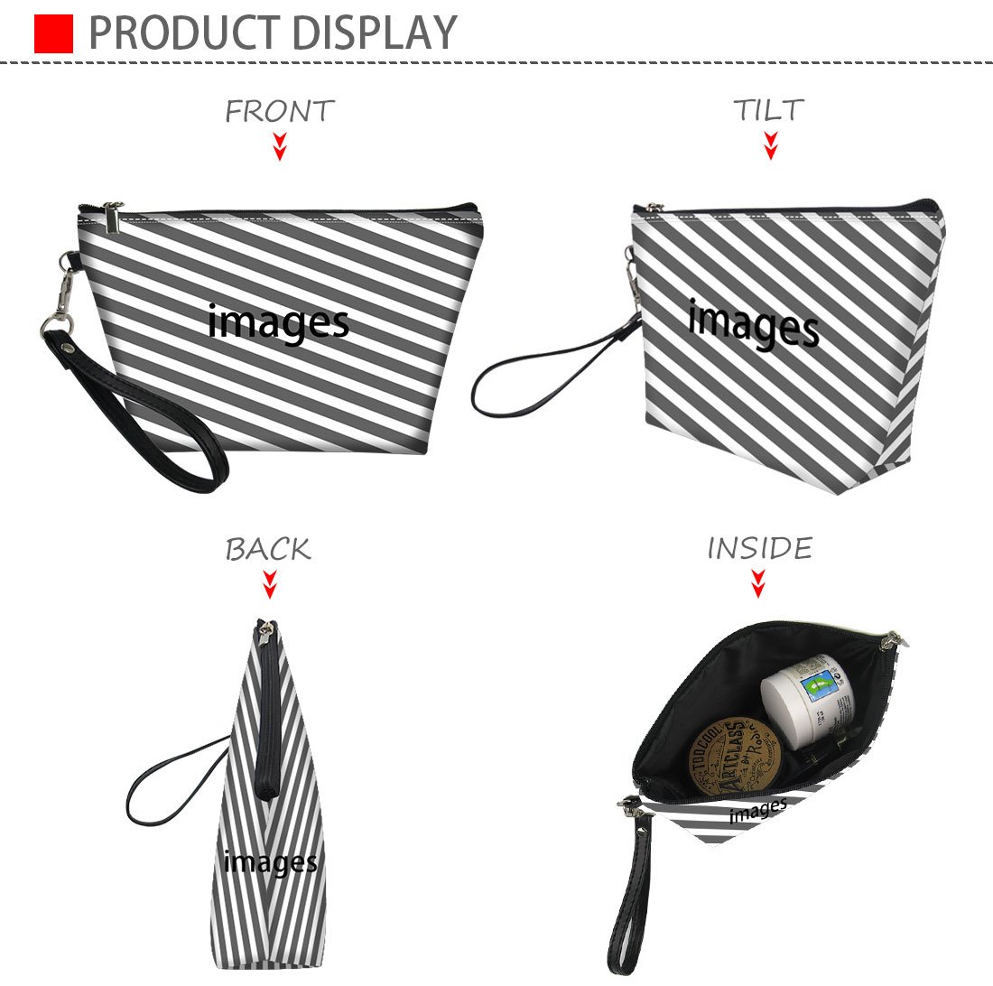 Spring Warner Leather Zipper Cosmetic Travel Bags for Women Pencil Case Pen Bag Pouch Stationary Cas