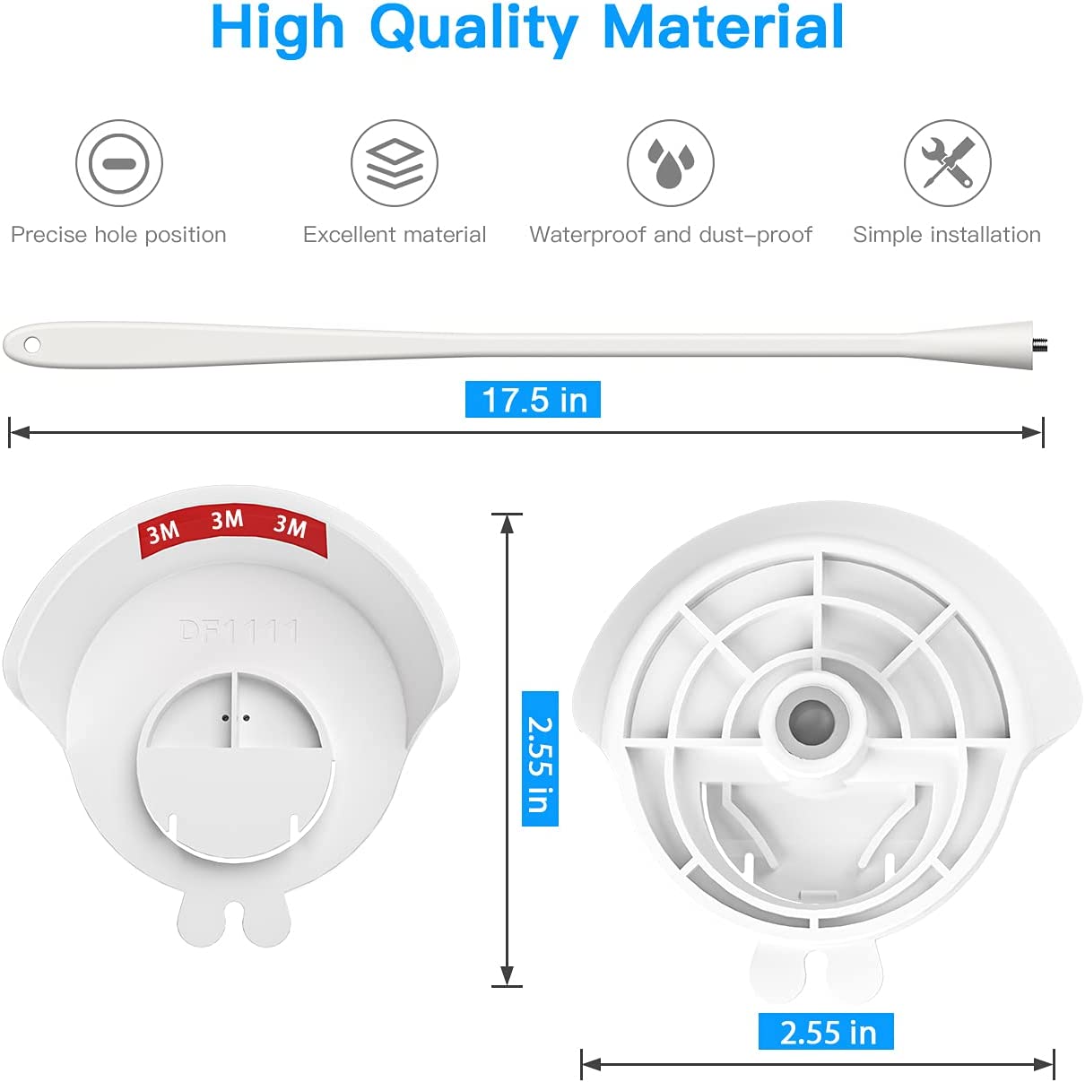 oioaahkeo Baby Monitor Mount Crib Mount for Nooie Baby Monitor(NOT Included) No Drilling Needed