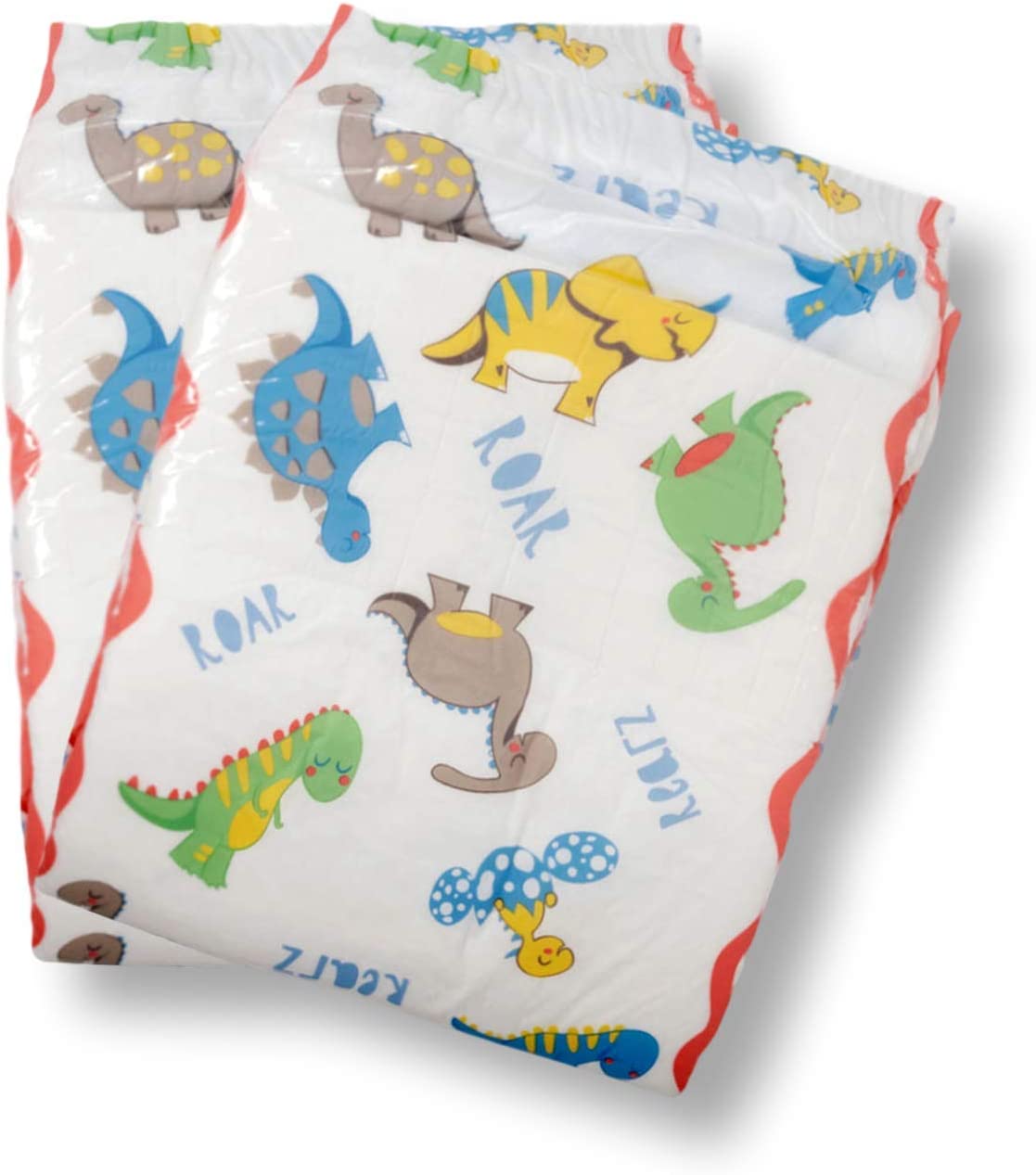 Rearz Dinosaur Elite Adult Diapers (Sample 2 Pack) (Medium)