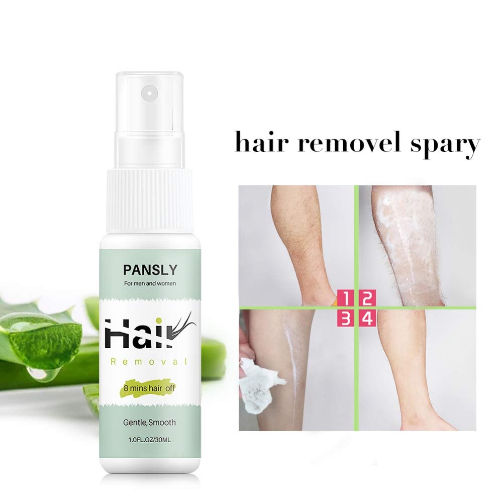 Novobey Hair Removal Spray, Hair Growth Inhibitor, Reducing to Stop Hair Growth Gentle Smooth Painle