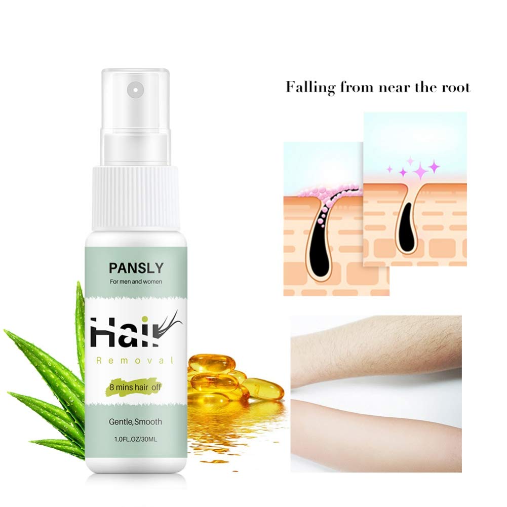 Novobey Hair Removal Spray, Hair Growth Inhibitor, Reducing to Stop Hair Growth Gentle Smooth Painle