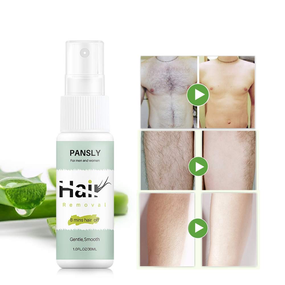 Novobey Hair Removal Spray, Hair Growth Inhibitor, Reducing to Stop Hair Growth Gentle Smooth Painle
