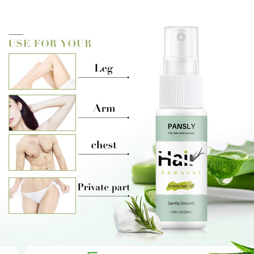 Novobey Hair Removal Spray, Hair Growth Inhibitor, Reducing to Stop Hair Growth Gentle Smooth Painle