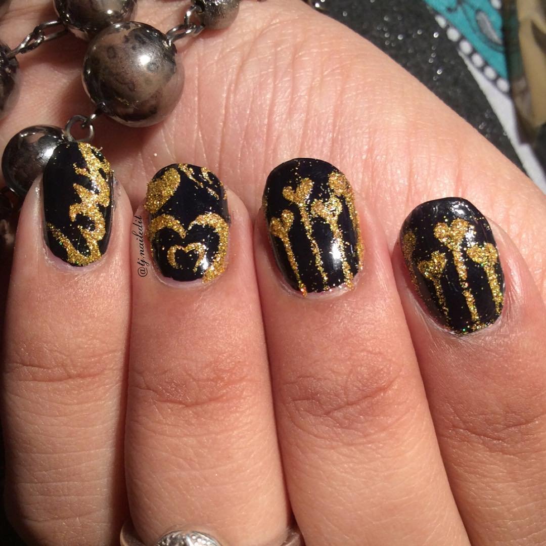 Heart Valentines Love Collection (36 Nail Vinyl Stencil c135 love)