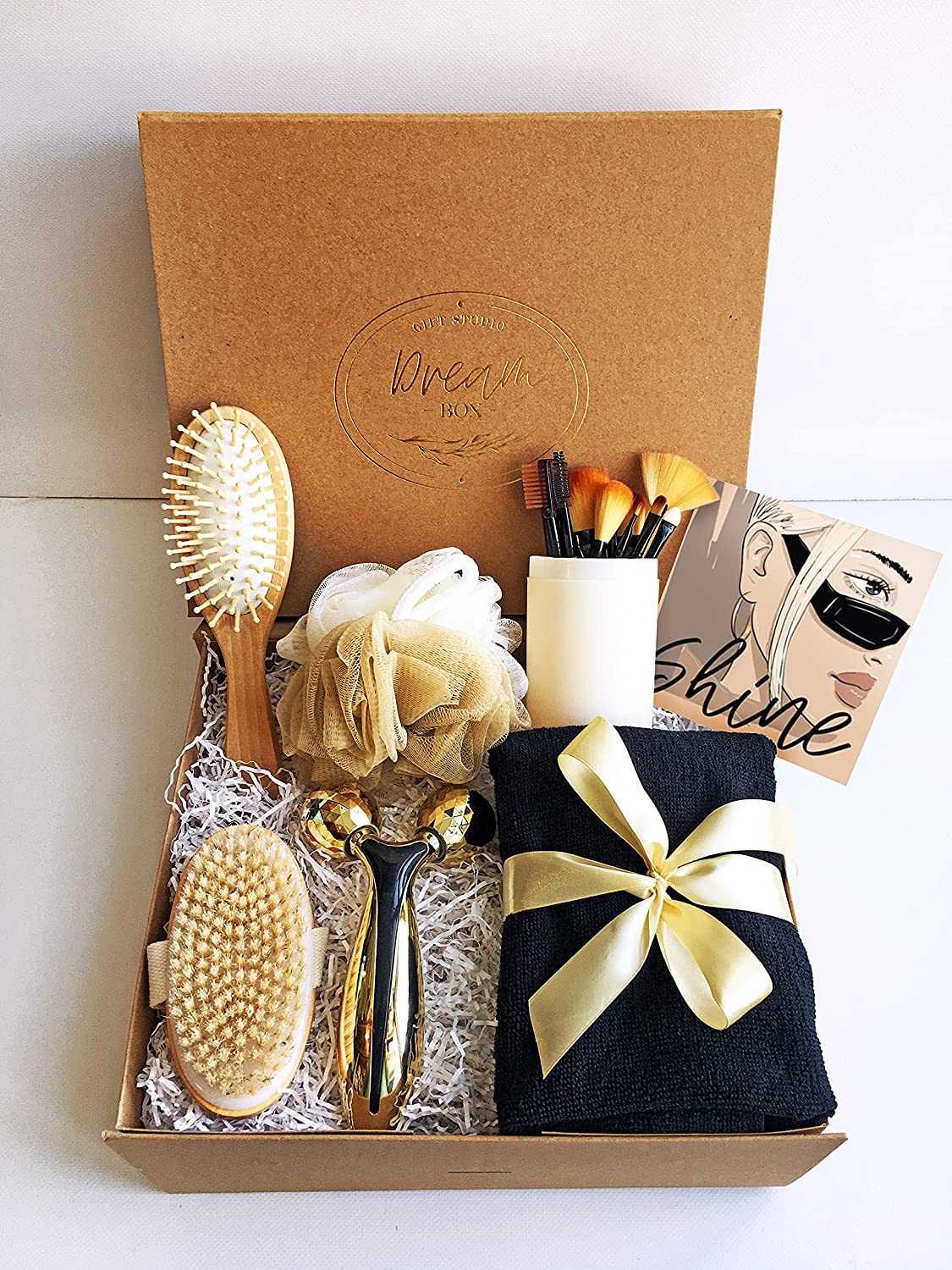 DREAMBOX Birthday Box for Women – Birthday Box “Shine” with Gifts for Women – Cute Self-Care