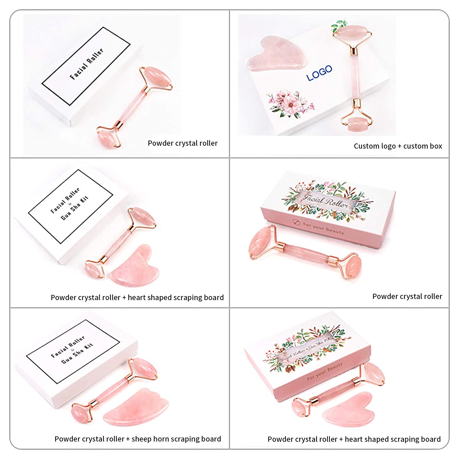 CDFVF Gua Sha Massage Tool,Facial Tools,Natural Jade Gua Sha StoneJade Roller Beauty Accessories for