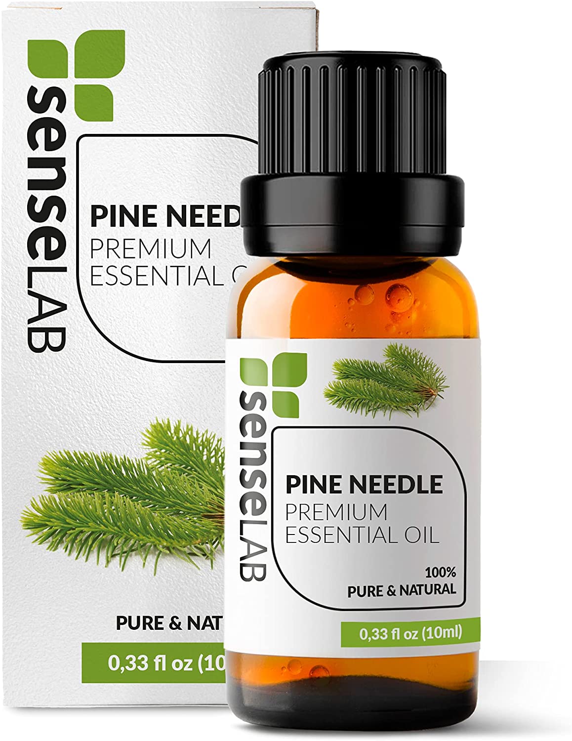 SenseLAB Pine Needle Essential Oil - 100 % Pure Extract Pine Oil Therapeutic Grade - Woodsy and Fres