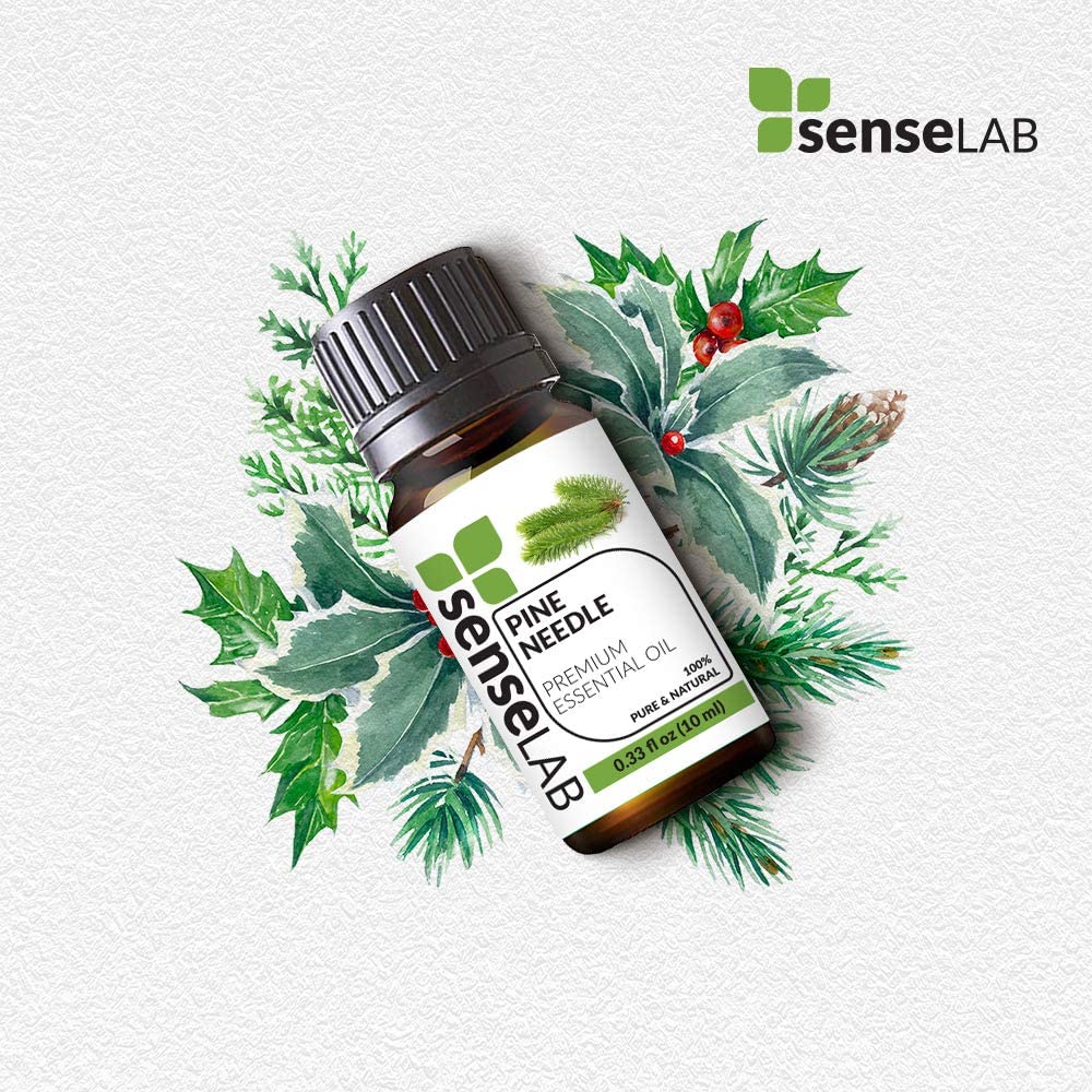 SenseLAB Pine Needle Essential Oil - 100 % Pure Extract Pine Oil Therapeutic Grade - Woodsy and Fres