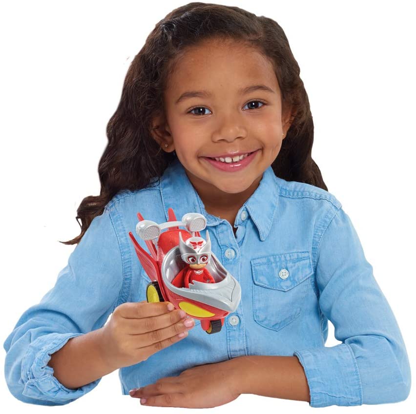 PJ Masks Speed Boosters Vehicles - Owlette, Red