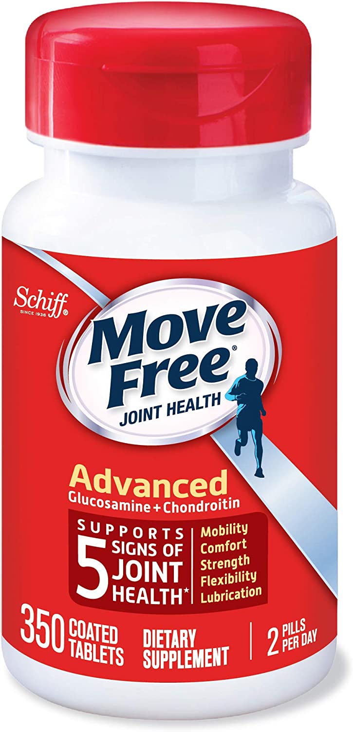 Glucosamine 1500mg (per serving) & Chondroitin - Move Free Advanced Joint Support Tablets (350 Count