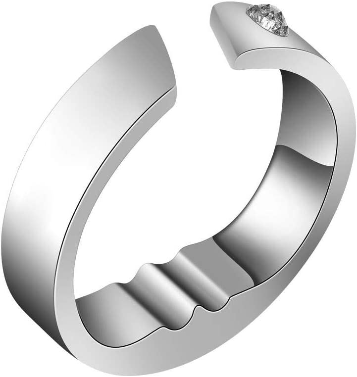 5Sizes Concave Shape Anti Snoring Ring, Snore Stopper, Stopper Sleeping Breath Aid Acupressure Treat