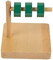 Adena Montessori Discs on Horizontal Dowel Montessori Toys for 12-18 Months Baby