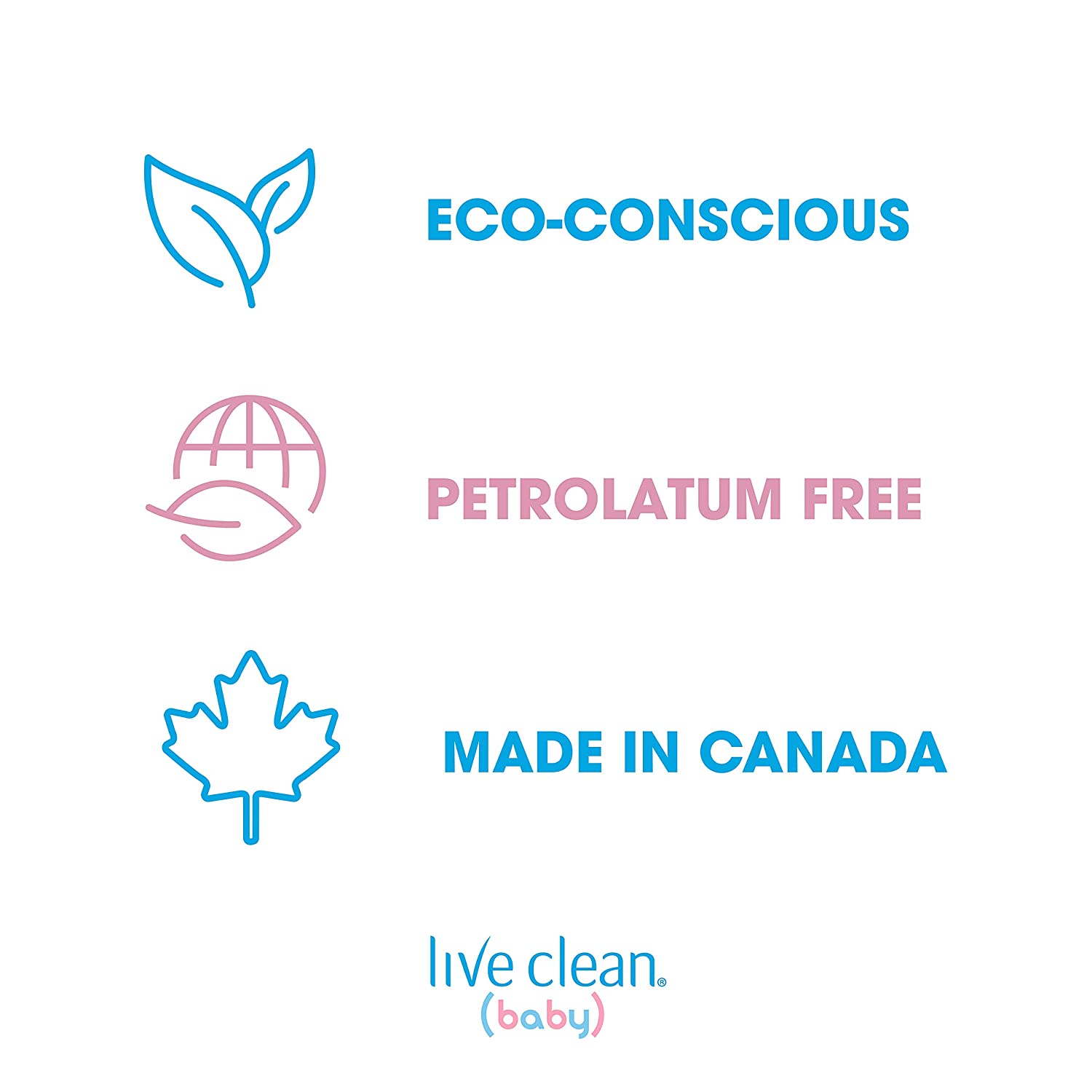 Live Clean Baby Tearless Shampoo & Wash, Gentle Moisture Baby Soap, 10 Oz