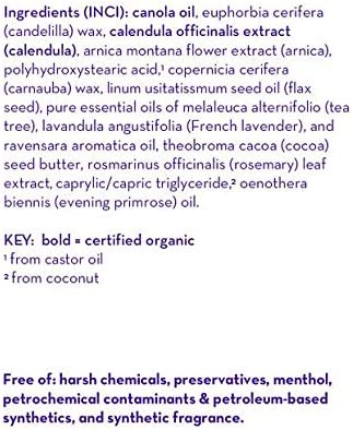 California Baby Calendula Boo Boo Stick - 100% Plant-Based (excluding Water), Moisturizing Skin Balm