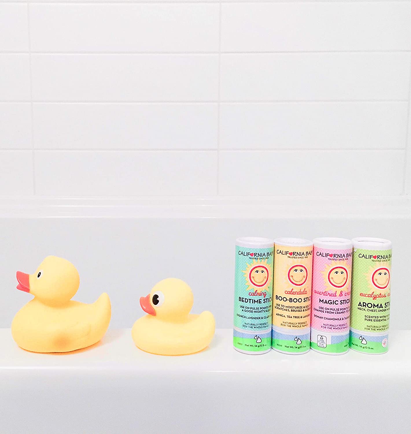 California Baby Calendula Boo Boo Stick - 100% Plant-Based (excluding Water), Moisturizing Skin Balm