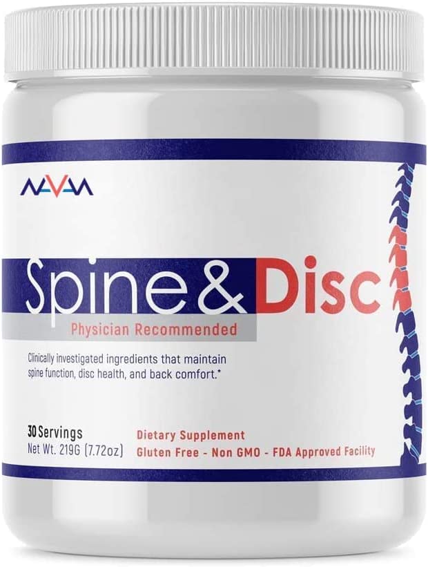 Spine and Disc: Back Pain Relief Powder Supplement with Glucosamine, Chondroitin, MSM - Help Relieve