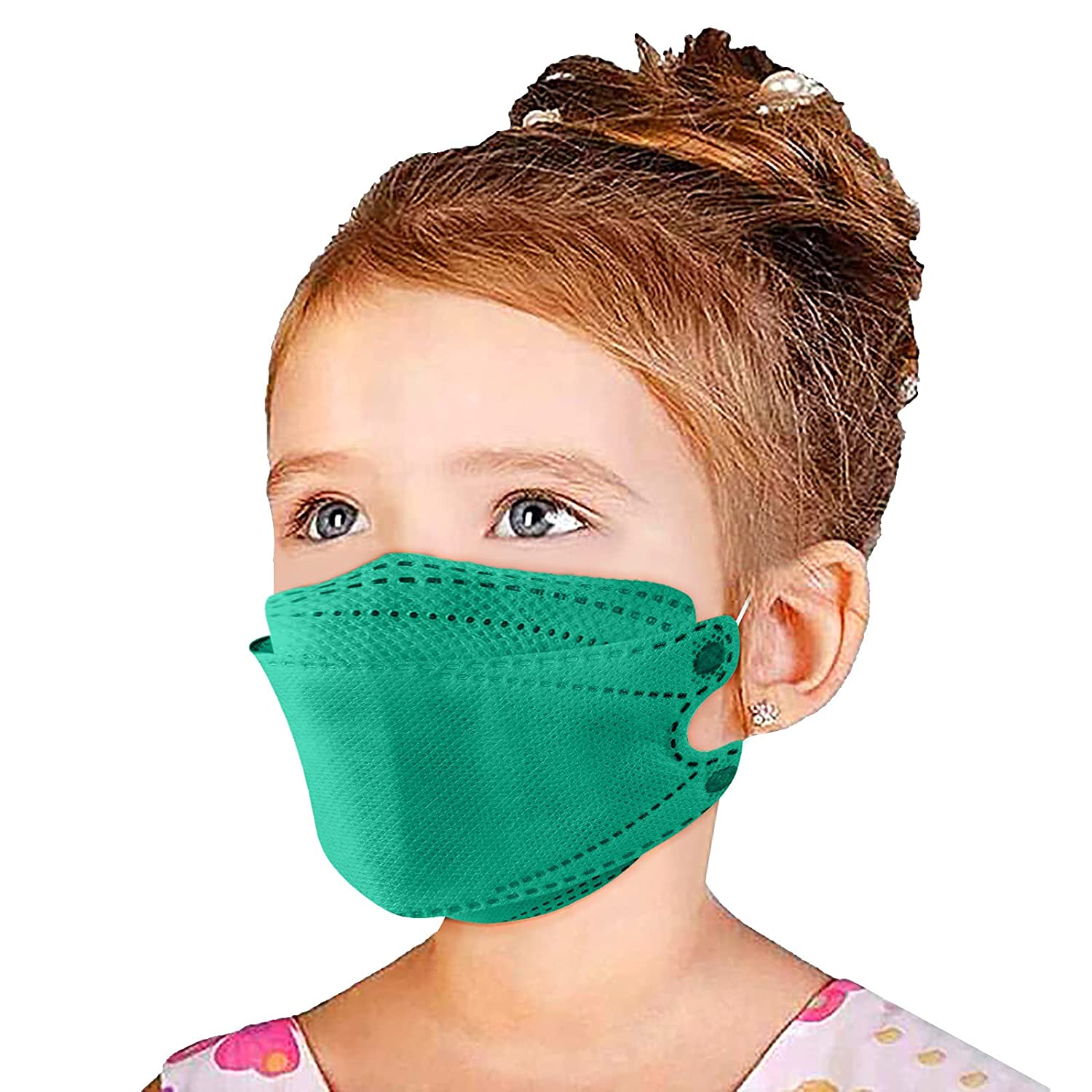 100Pcs Kids KF94 Face_Masks 4-Ply Filtеr Face Protection 3D Face Covering with Designs High Filtrat