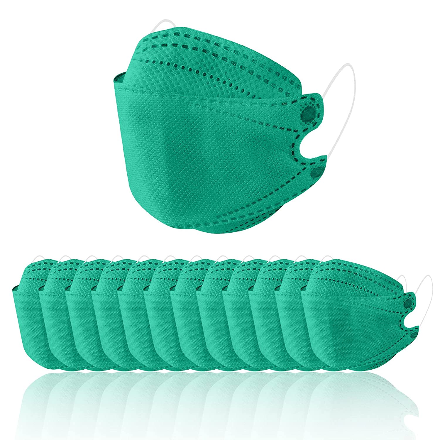 100Pcs Kids KF94 Face_Masks 4-Ply Filtеr Face Protection 3D Face Covering with Designs High Filtrat