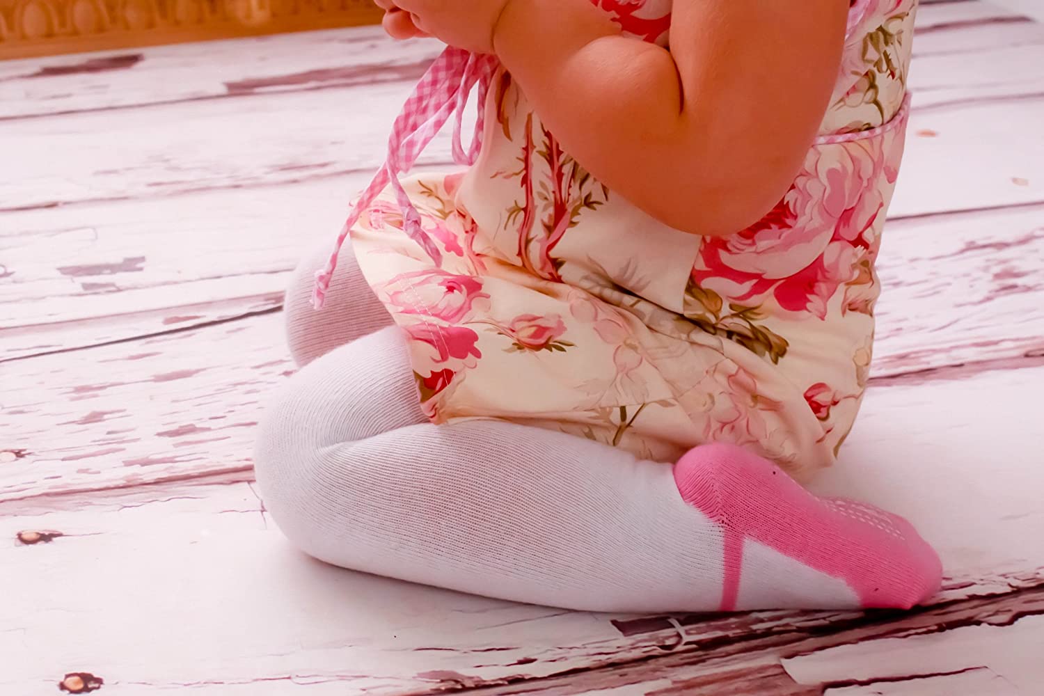 Baby Shoe-Look Tights - Mary Jane & Ballerina - Anti Slip - Cotton-Infant & Toddler Sizes