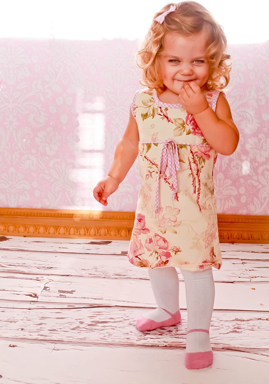 Baby Shoe-Look Tights - Mary Jane & Ballerina - Anti Slip - Cotton-Infant & Toddler Sizes
