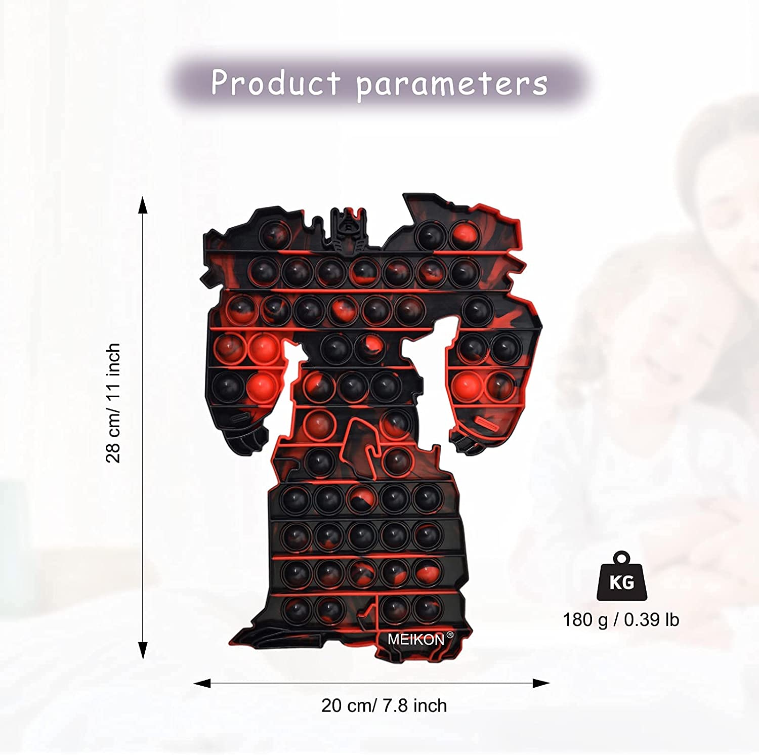 MEIKON Fidget Toys Fidgets Sensory Toys, Push Bubble Sensory Fidget Toys, Fidget Toy Silicone Stress