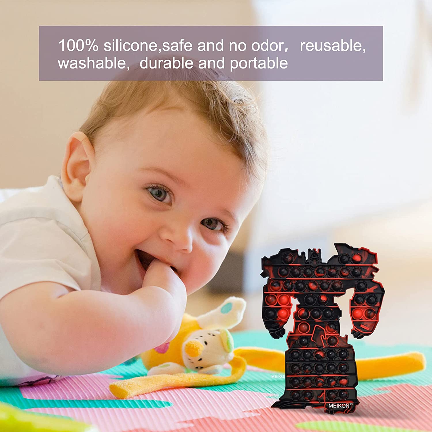 MEIKON Fidget Toys Fidgets Sensory Toys, Push Bubble Sensory Fidget Toys, Fidget Toy Silicone Stress