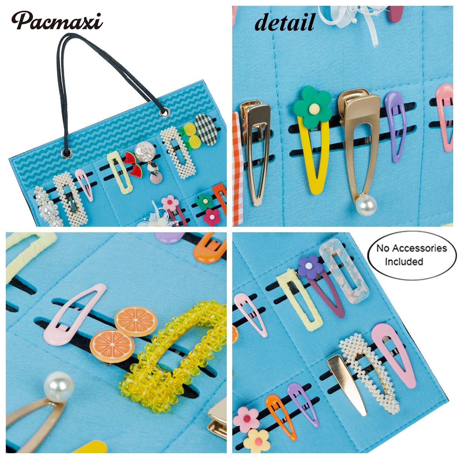 Baby hair Clips Organizer, Hanging Baby Girls Hair Bows Organizer Storage, Hair Barrettes Accessory 